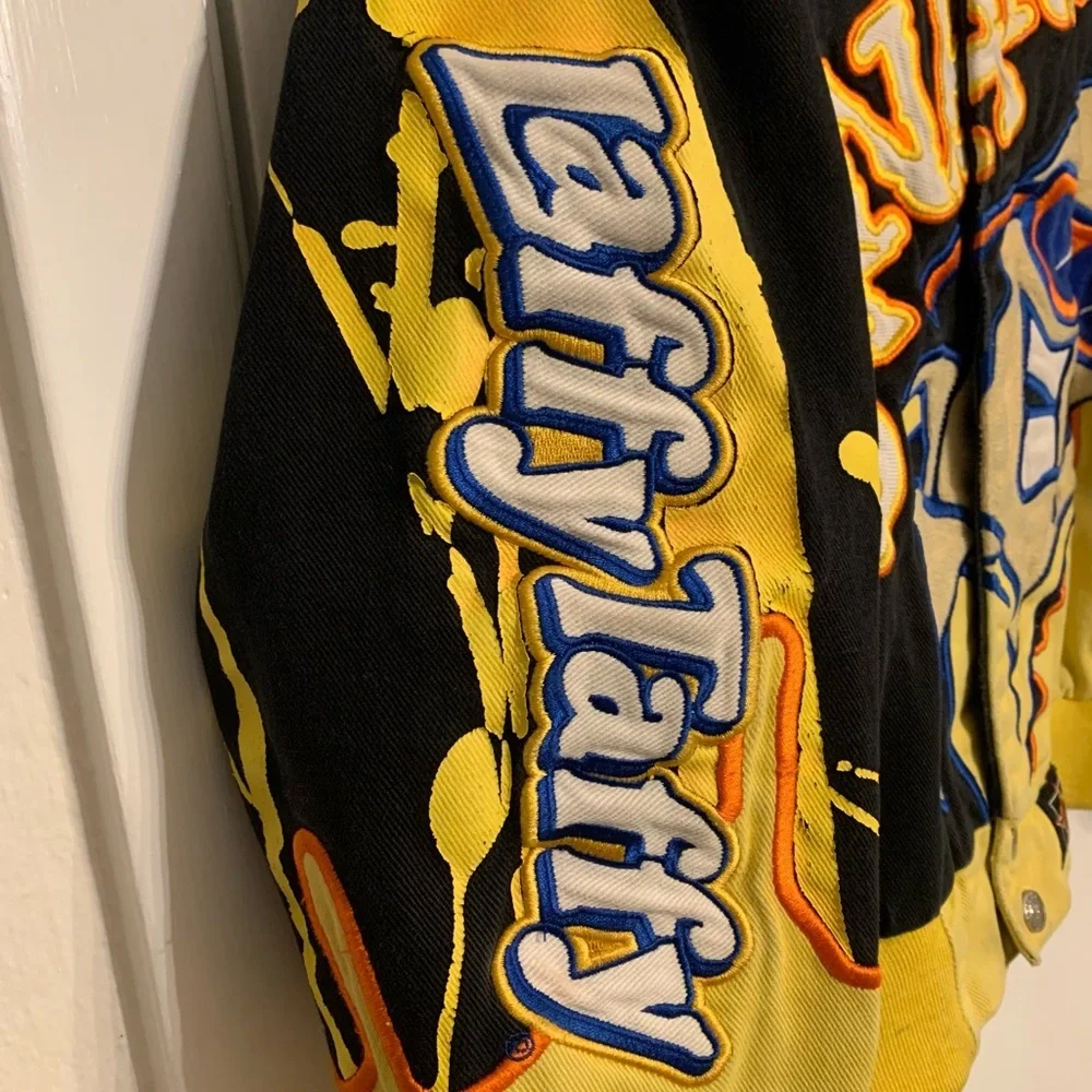Laffy Taffy Banana Racing Jacket Size Kids Medium 7-8